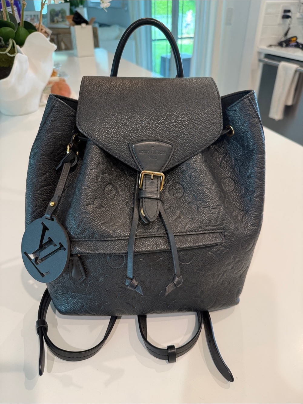Louis Vuitton Empreinte Montsouris PM Black Backpack